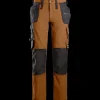 Snickers 6271 fuldstretch arbejdsbukser m/hylserlommer brun/sort str. 52
