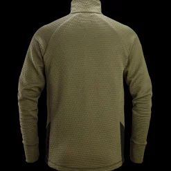 Snickers 8404 mellemlagsjakke Khakigrøn/sort str. L