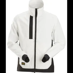 Snickers Allroundwork arbejdsjakke uforet hvid/sort str. M