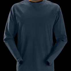 Snickers Allroundwork t-shirt langærmet navy str. M
