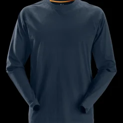 Snickers Allroundwork t-shirt langærmet navy str. M