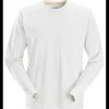 Snickers Allroundwork t-shirt langærmet hvid str. M