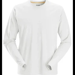 Snickers Allroundwork t-shirt langærmet hvid str. M