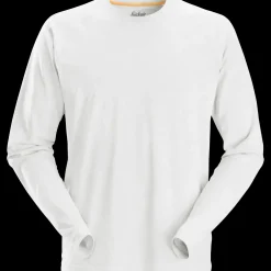 Snickers Allroundwork t-shirt langærmet hvid str. M