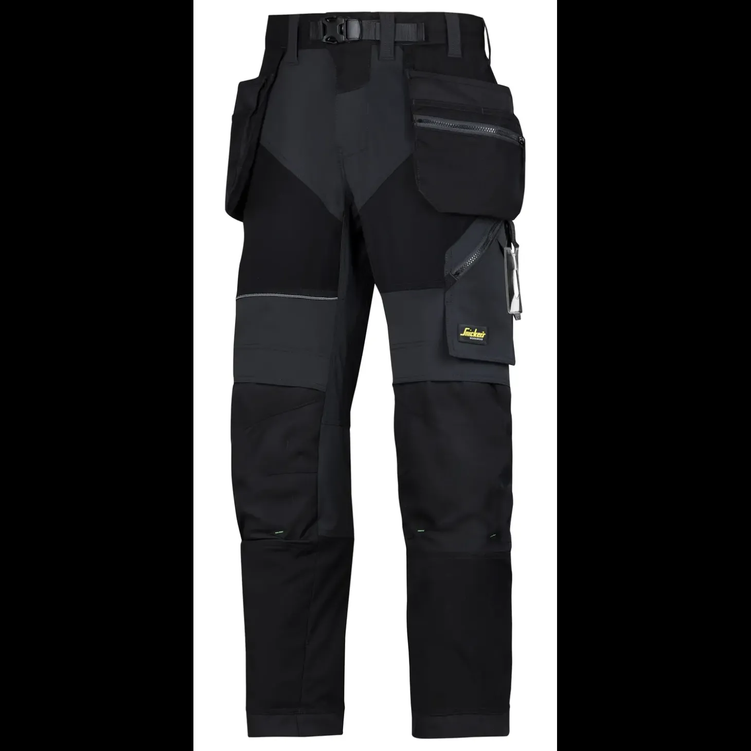 Snickers Flexiwork arbejdsbukser+ med hylsterlommer sort str. 56