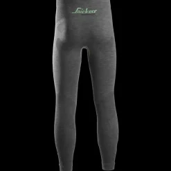 Snickers Flexiwork underbukser lange uld sømløs mørk gråmeleret str. 2XL