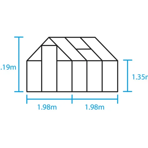 Sokkel til Halls Qube 66 3,9 m²