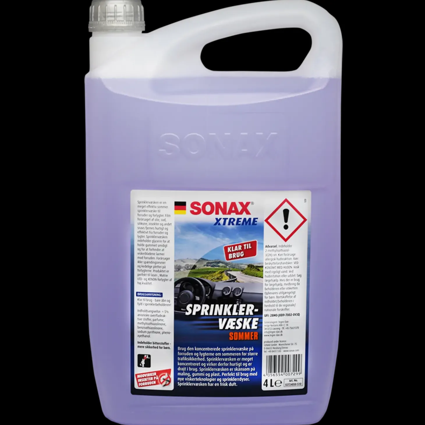 Sonax sommer sprinklervæske 4 L