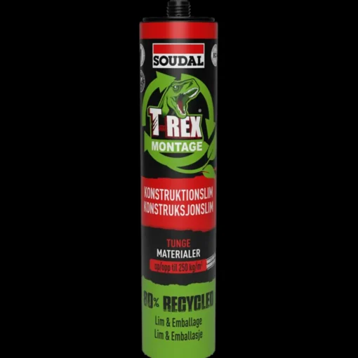 Soudal Montagelim T-REX Heavy Recycled hvid 350 g