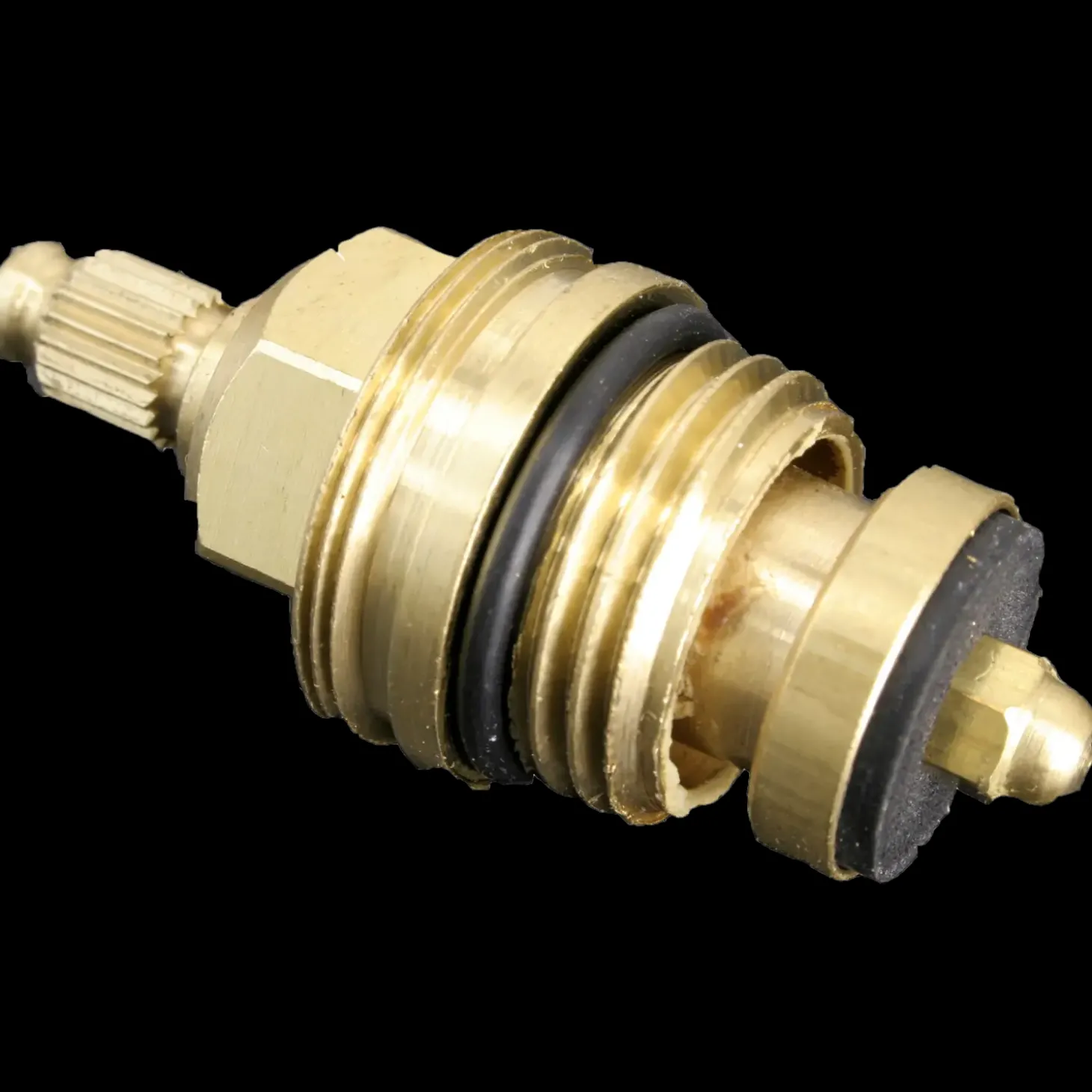 Spindel 1/2" messing