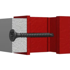 Spit gipspladeskrue t/træ og 2,5 stål 3,9x25 1000 stk.