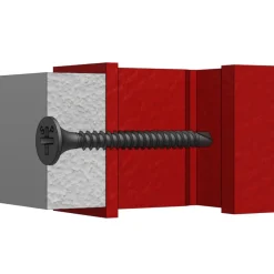 Spit gipspladeskrue t/træ og 2,5 stål 3,9x25 1000 stk.