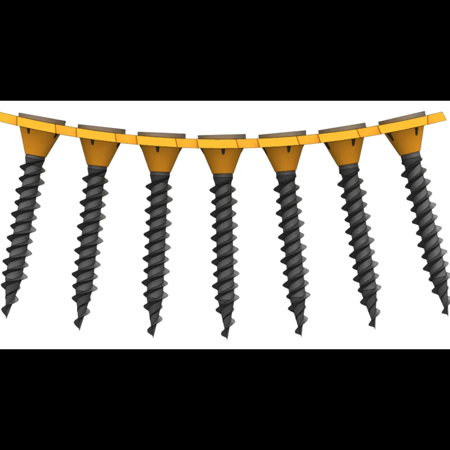 Spit P-Screw FWS fibergipsskrue løse 3,9x40 mm sort elforz. 1000 stk