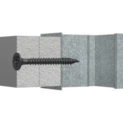 Spit P-Screw S gipsskrue t/stål 3,5x25 mm TH PH2 elforzink. sort 1000 stk.