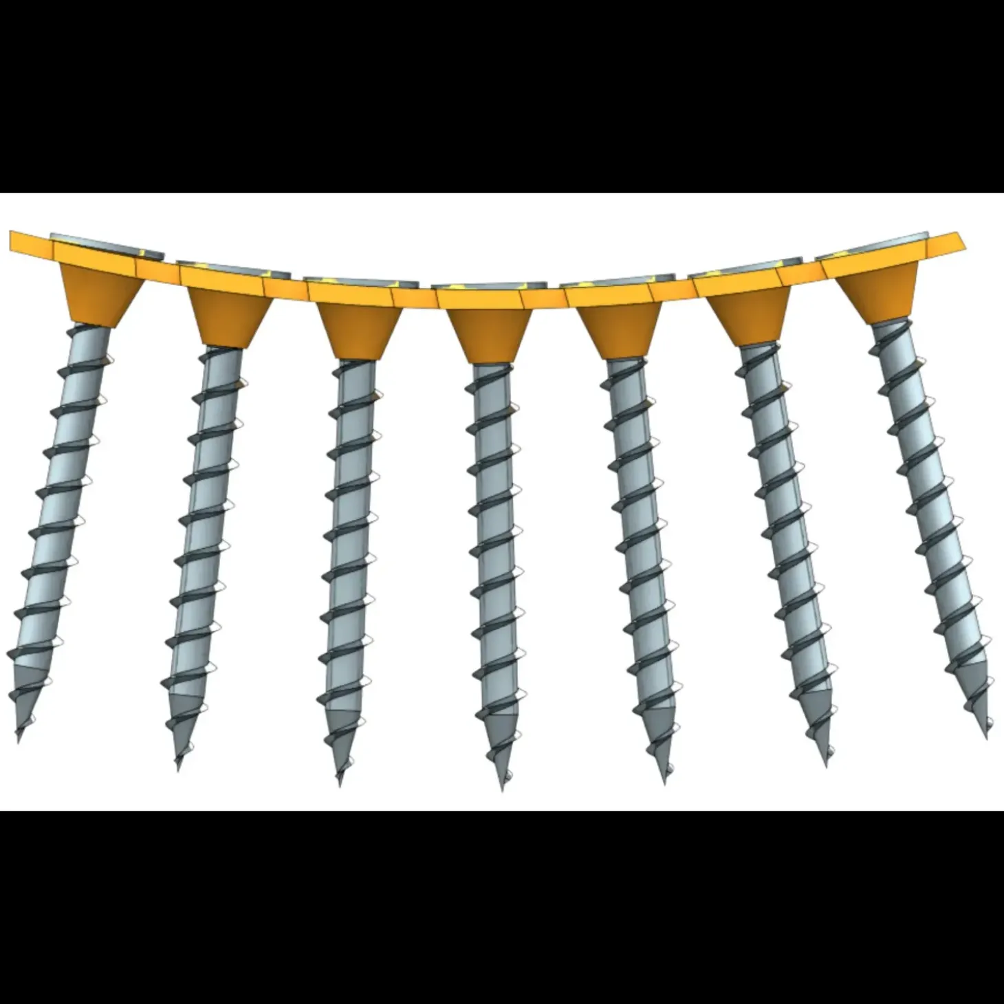 Spit P-Screw W gipsskrue t/træ på bånd 3,9x32 mm TH PH2 elforzink. 1000 stk.