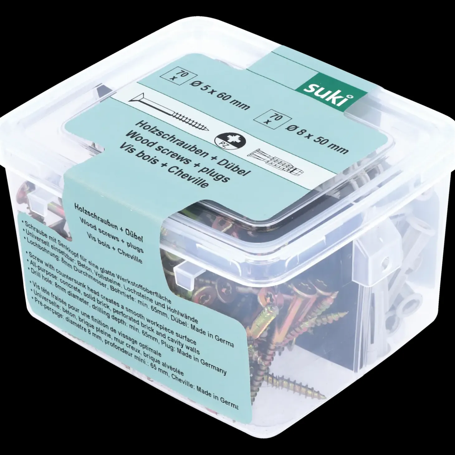 Spånpladeskruer T25 5,0x60 mm 70 stk