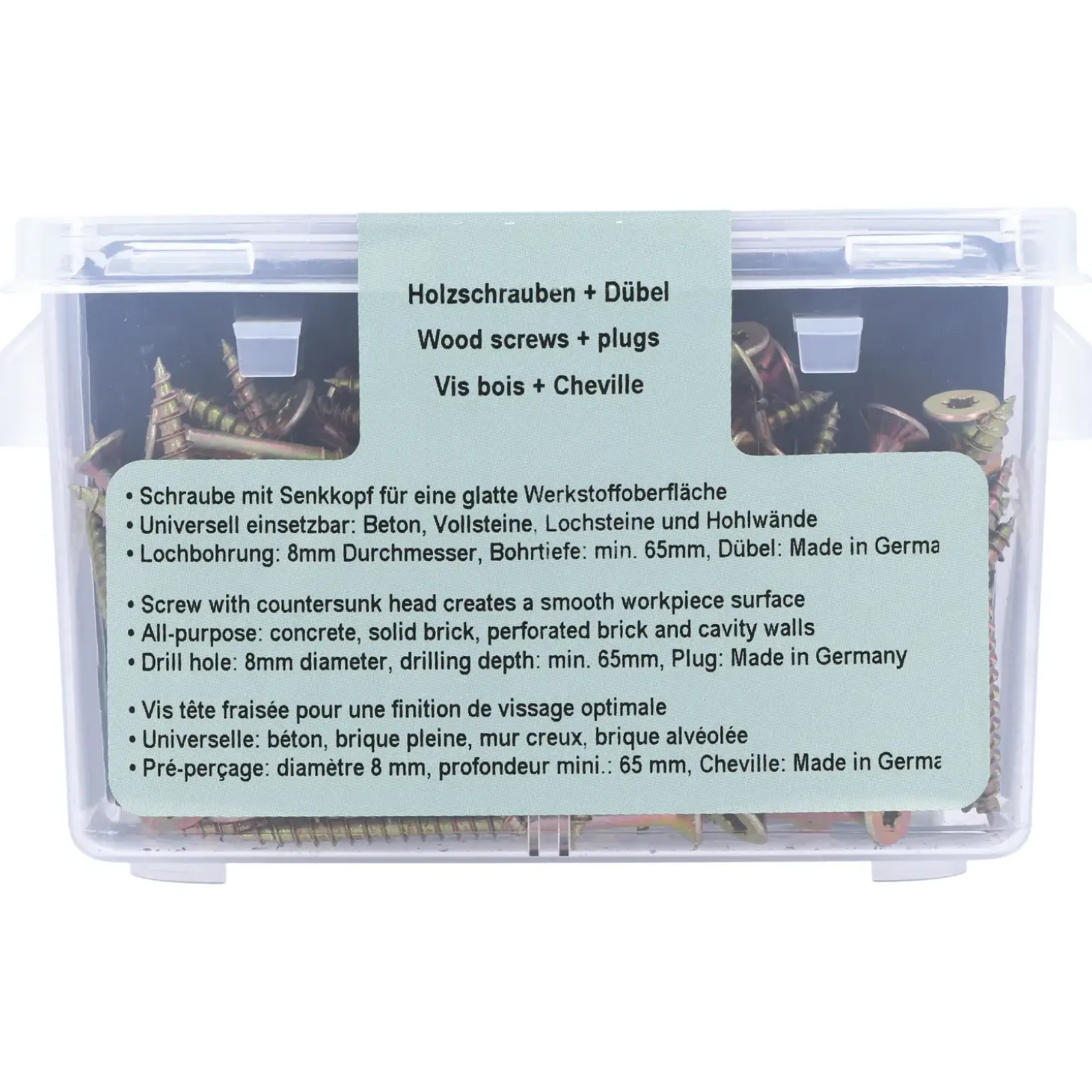 Spånpladeskruer T25 5,0x60 mm 70 stk