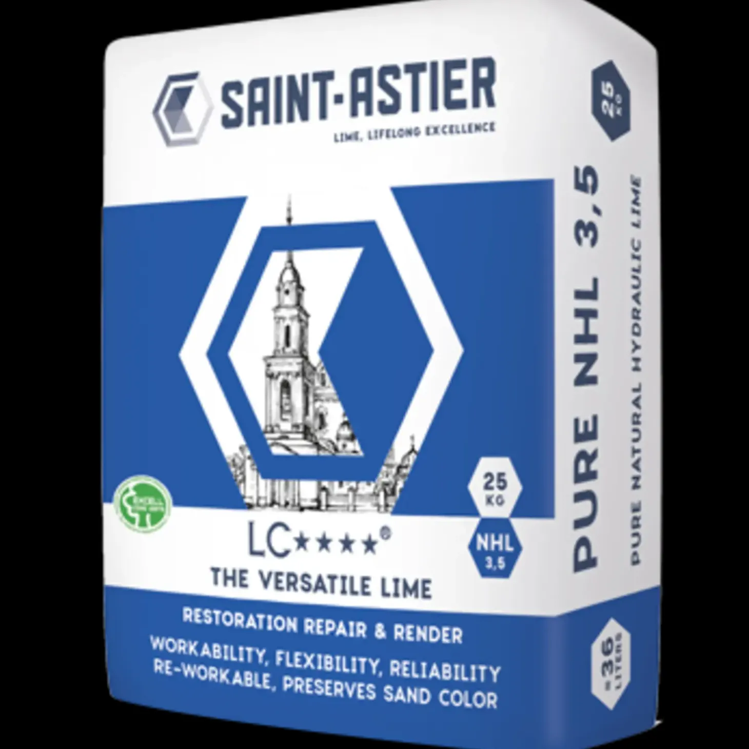 St. Astier NHL 3,5 naturlig hydraulisk kalk, 25 kg