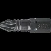 STACO bits 1/4"x25 mm PZ2 Heavy duty torsion 8 stk