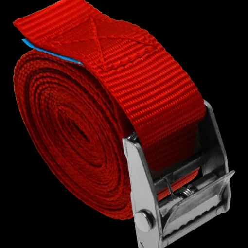 Staco lastestrop 25mmx3m Rød