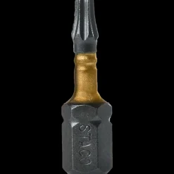 STACO Slagbits torsion impact TX10 6 stk gul