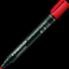 Staedtler permanent marker rød 2 mm