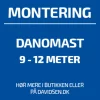 Standard montering/opsætning af DanoMast flagstang 9-12 m   Vær OBS på betingelser for montering