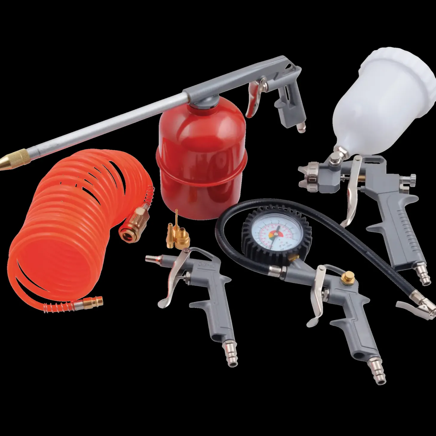 Stanley trykluft tilbehør sæt med 8 dele