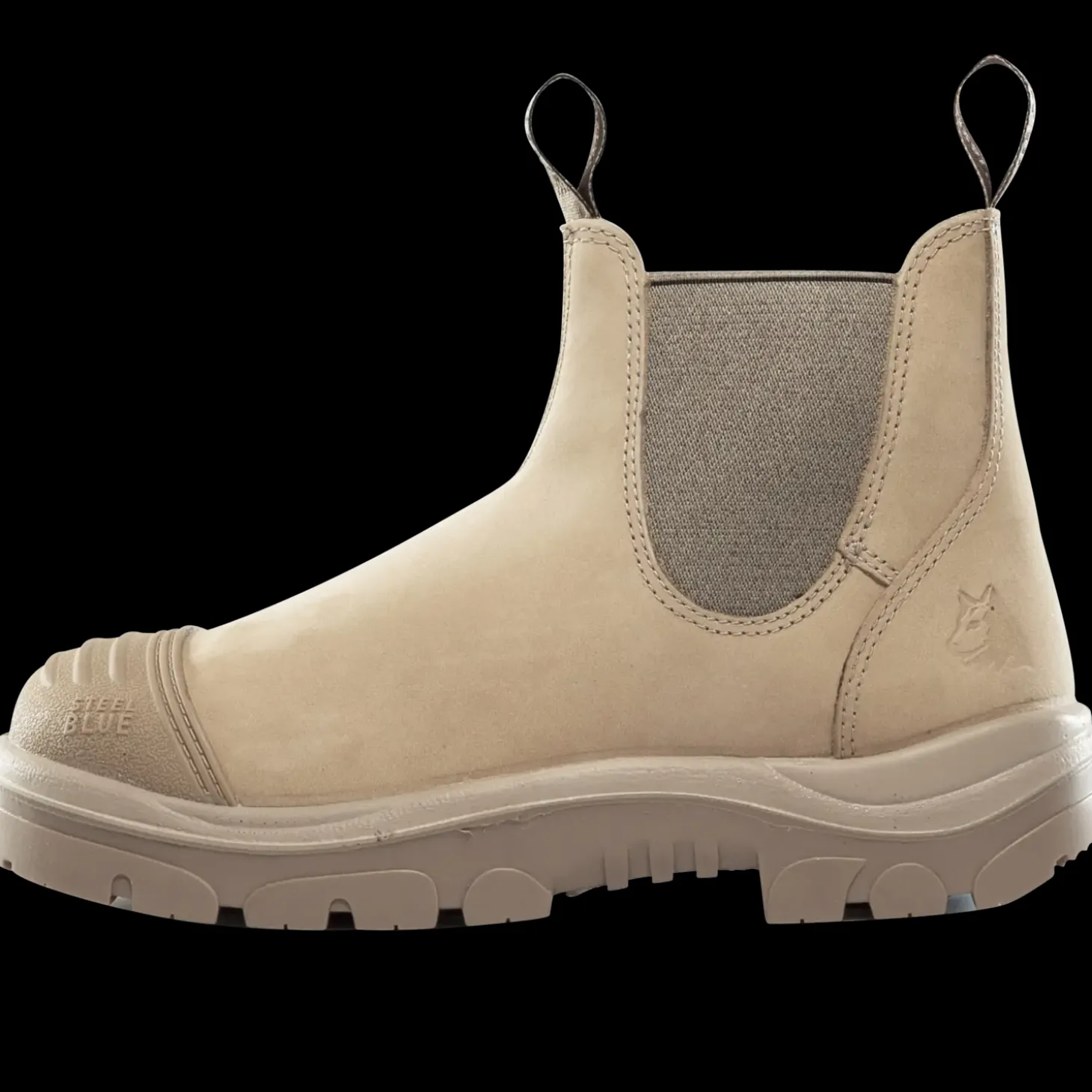 Steel Blue Hobart S3 pull-on ankelstøvler sand str. 41