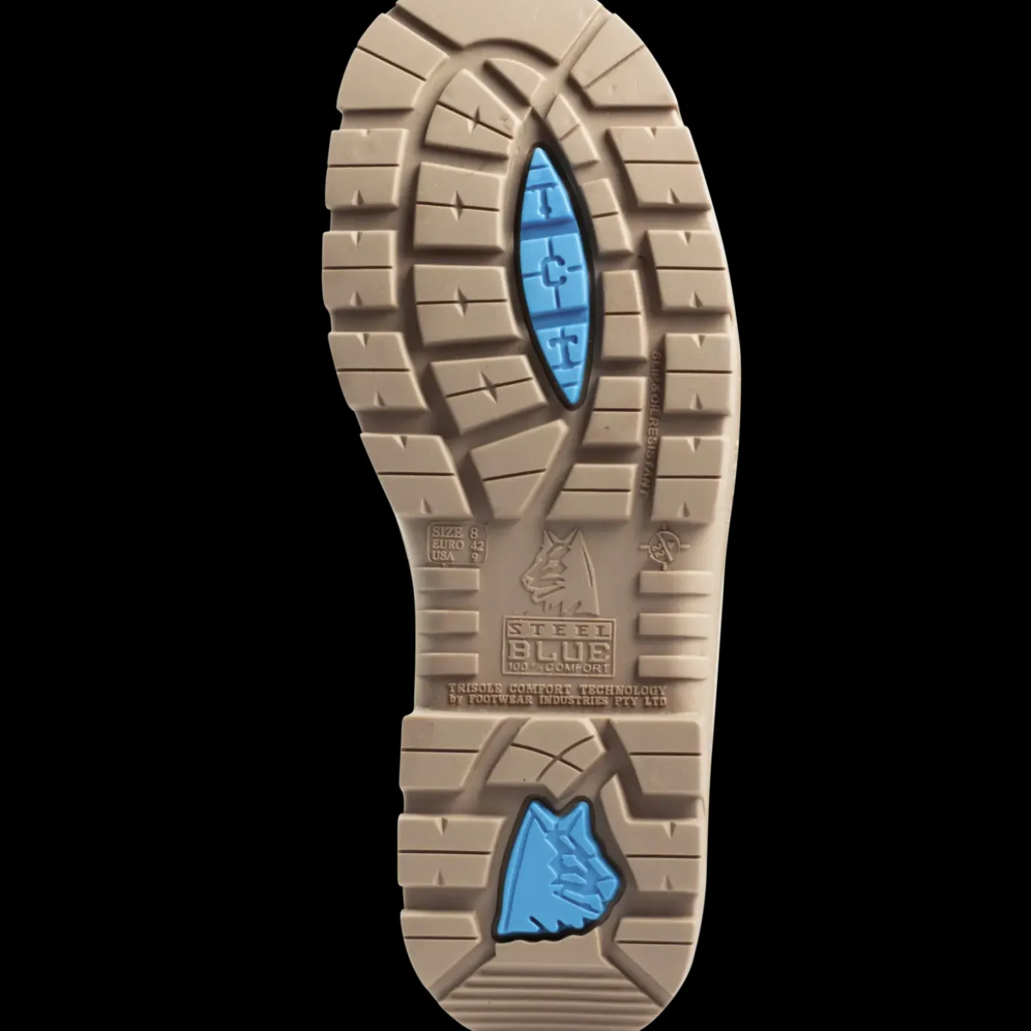 Steel Blue Hobart S3 pull-on ankelstøvler sand str. 41