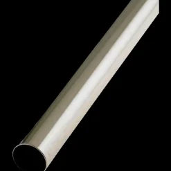 Stålrør Ø25 mm x 2,44 m børstet stål