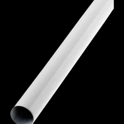 Stålrør Ø25 mm x 2,44 m hvid