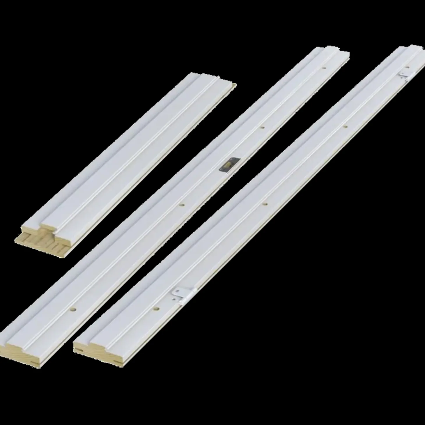 Swedoor 128 mm +Flex Karm 786x2089 u/bund fyr Hvid m/tæt