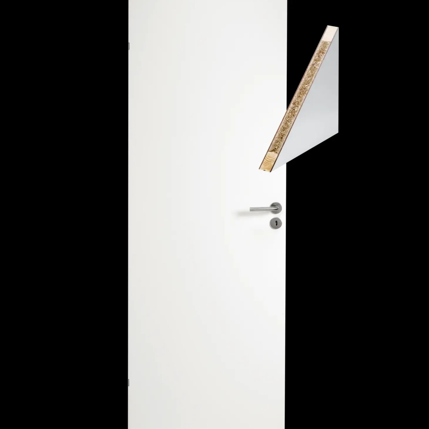 Swedoor Advance-line Stable GW 40mm hvid 825x2040mm