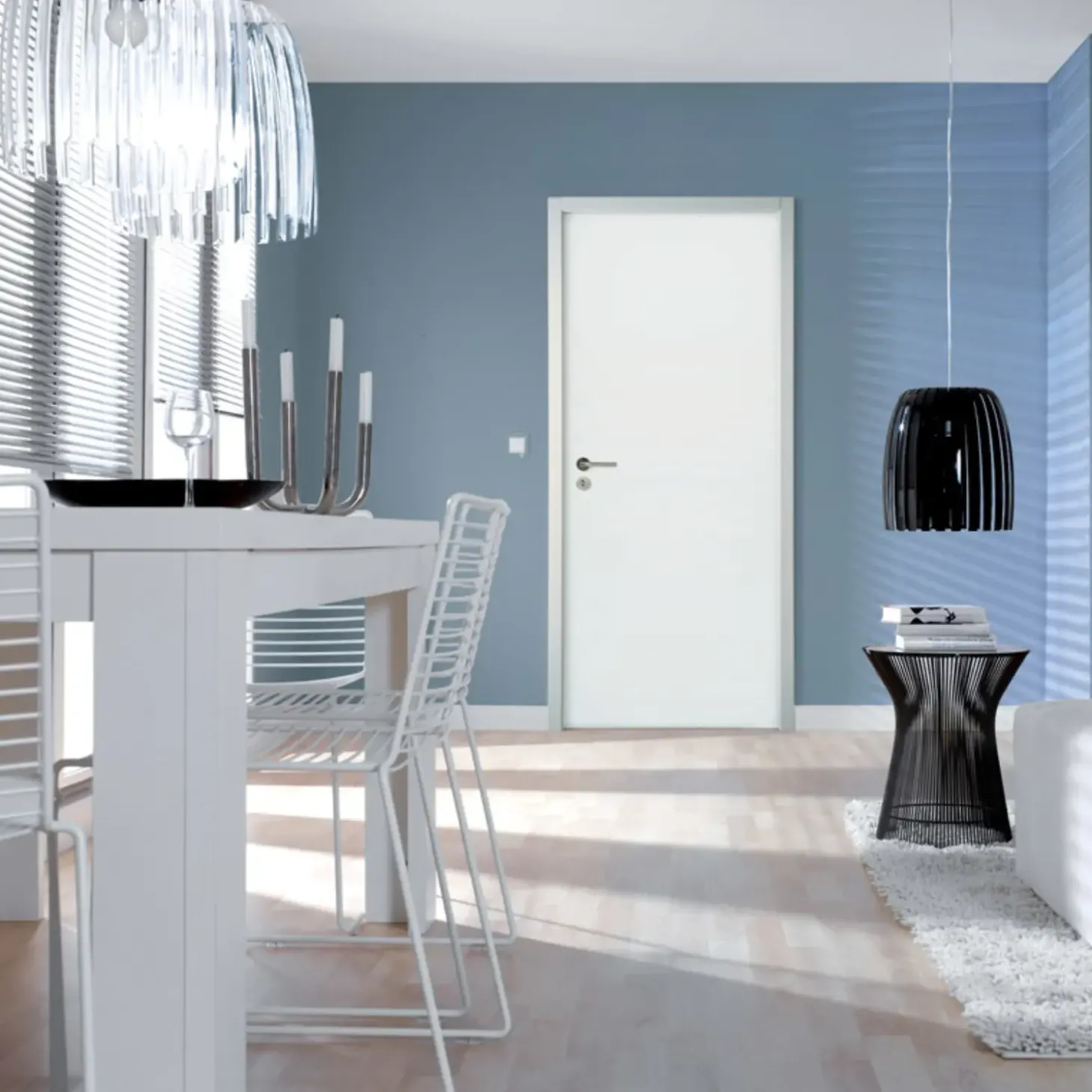 Swedoor Advance-line Stable GW 40mm hvid 825x2040mm