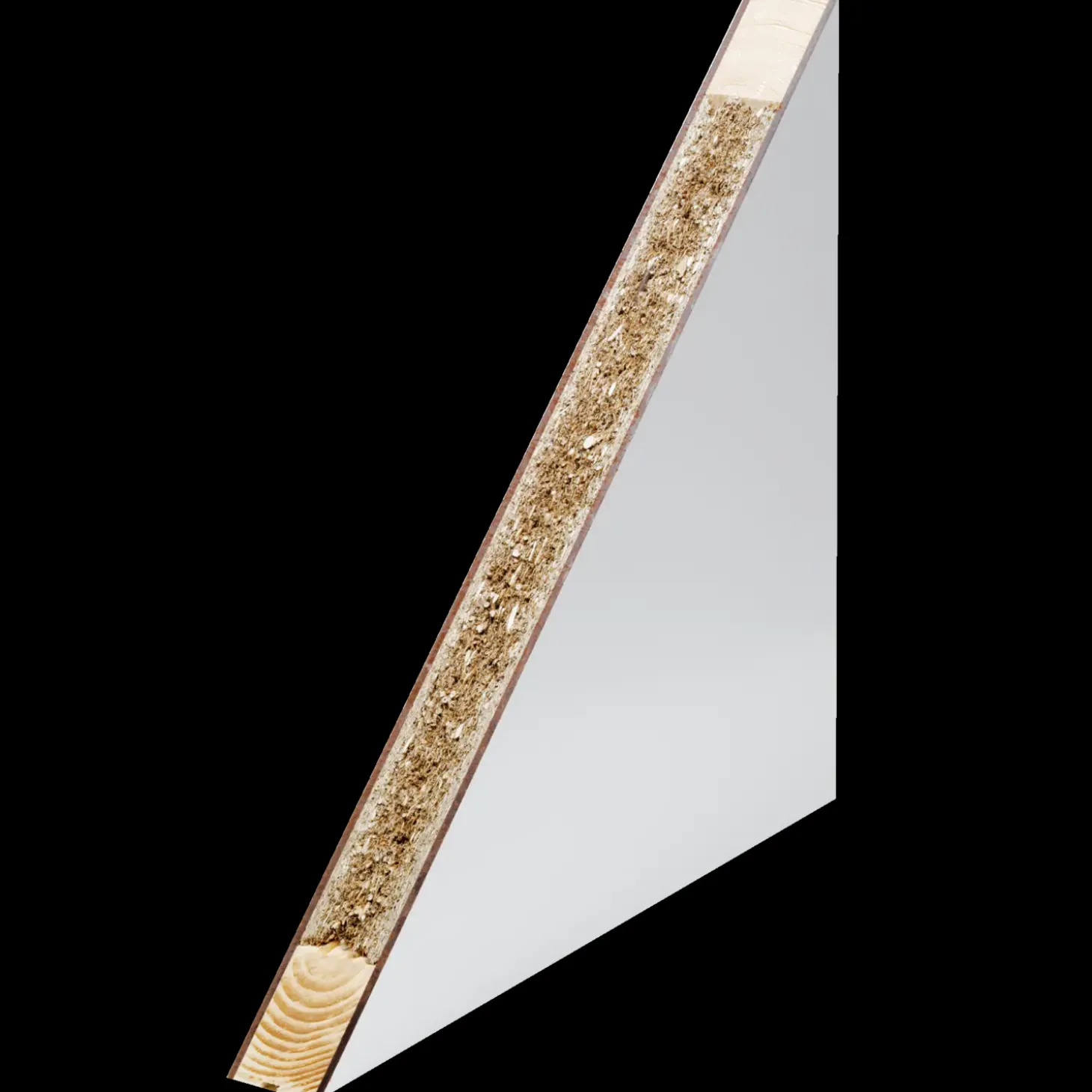 Swedoor Advance-line Stable GW 40mm hvid 825x2040mm