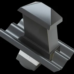 Swisspearl hætte til aftræksrør B6 150x150 mm 15/45° sortblå