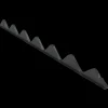 Swisspearl plastudhængsklods B7 u/ventilation 1022x30 mm