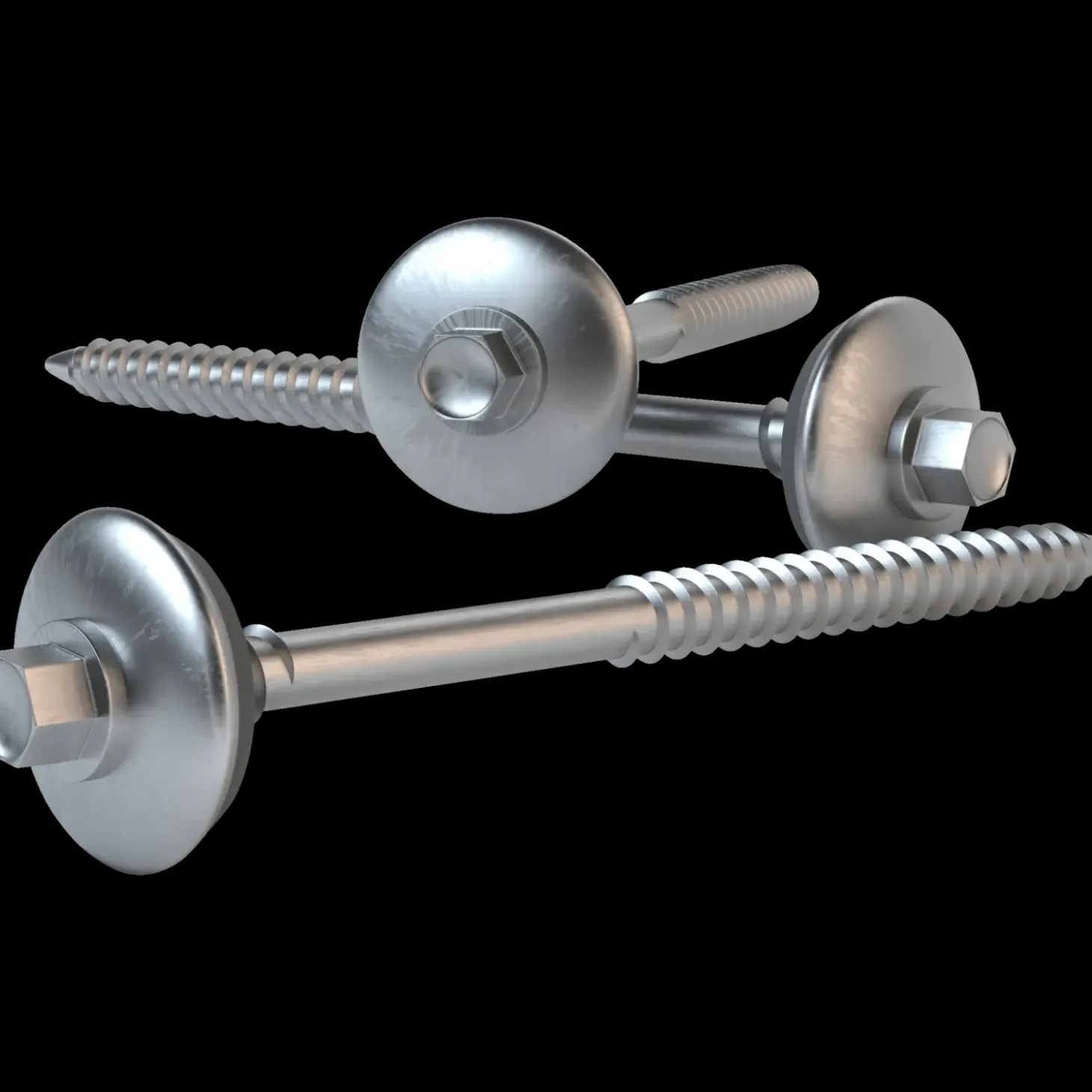 Swisspearl tagskrue 6x100 mm med skive 400 stk