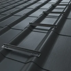 Swisspearl Tagtrin, 400X20/40 Mm, Varmforzinket Stål, Sortblå