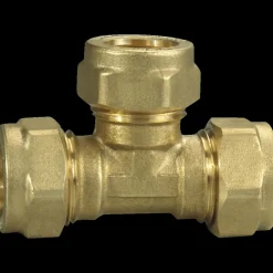 Tee klemring 15x15x15 mm messing