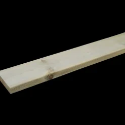 Terrassebrædder GDS glat fyr trykimprægneret 32 x 125 mm L - 480 cm