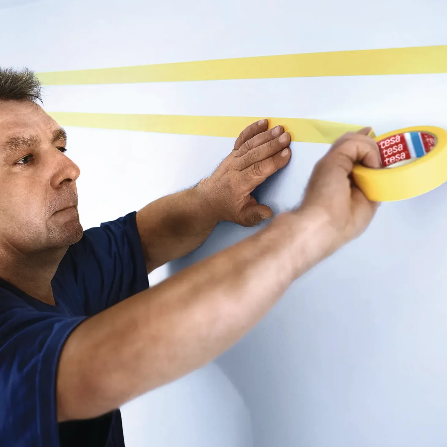 Tesa® 4334 afdækningstape 50 m x 50 mm gul