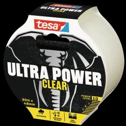 Tesa Ultra Power Clear reparationstape 10 m x 48 mm transparent