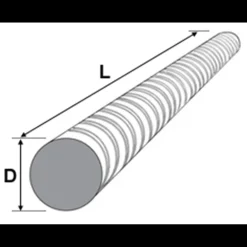 Tibnor kamstål DS/EN 10080 B550 6 mm x 6 m
