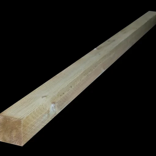 Tømmer ru stolper trykimprægneret 97x97 mm x 3,0 m