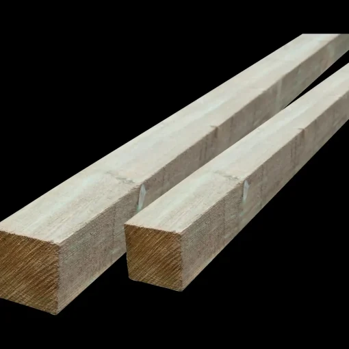 Tømmer ru stolper trykimprægneret 75 x 75 mm x 2,1 m