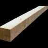 Tømmer ru stolper trykimprægneret 97 x 97 mm x 2,1 m