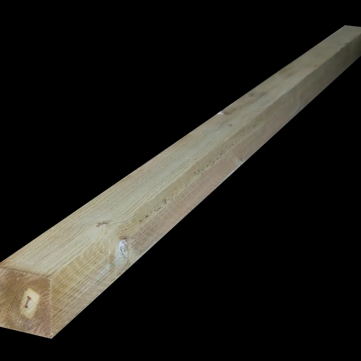 Tømmer ru stolper trykimprægneret 97 x 97 mm x 2,1 m