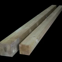 Tømmer ru stolper trykimprægneret 97 x 97 mm x 2,1 m